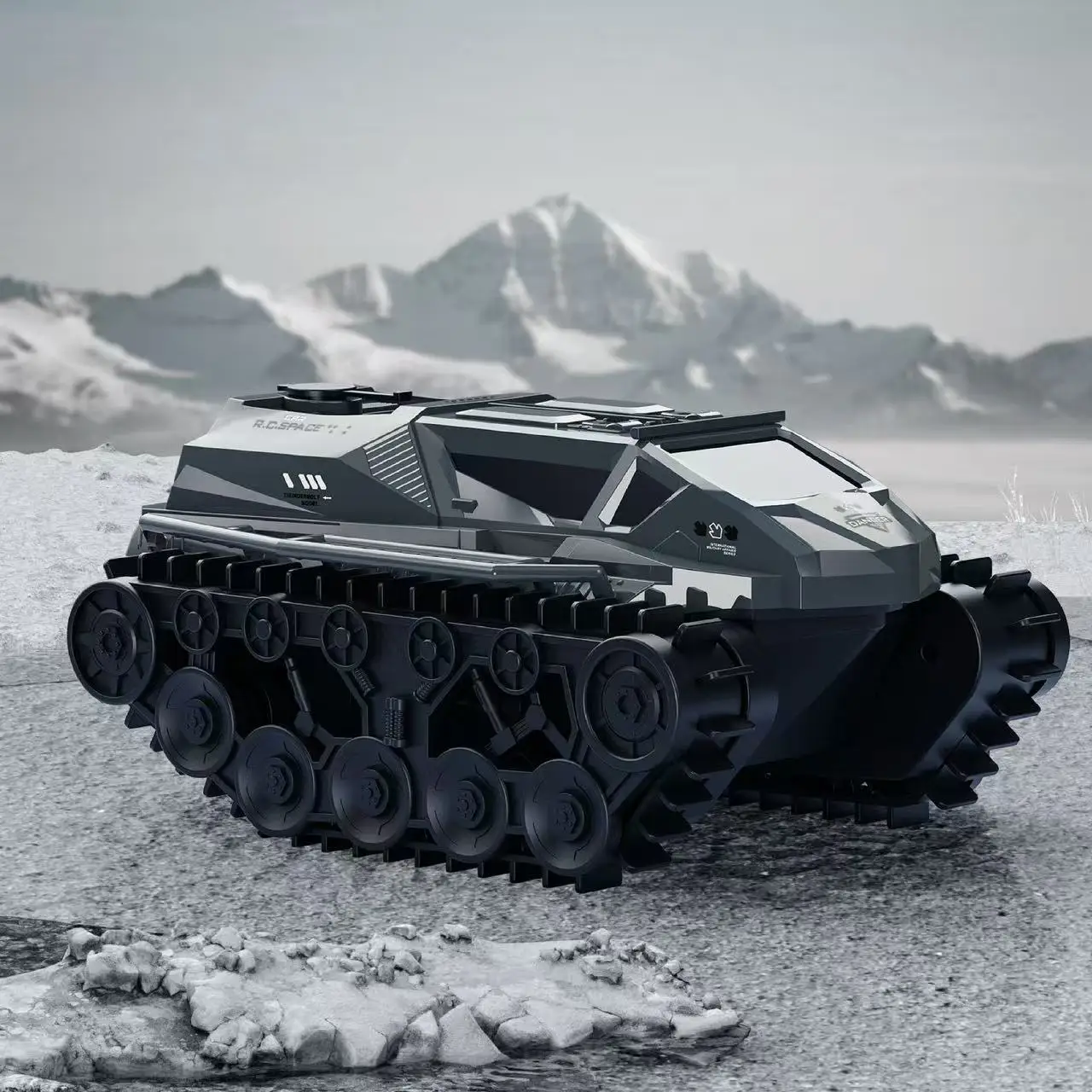 أداة زاحف الصخور برمائية 4WD الأكثر مبيعًا - مركبة Blockbuster للطرق الوعرة مع جهاز تحكم عن بعد لاسلكي 2.4G، كهربائية للأطفال