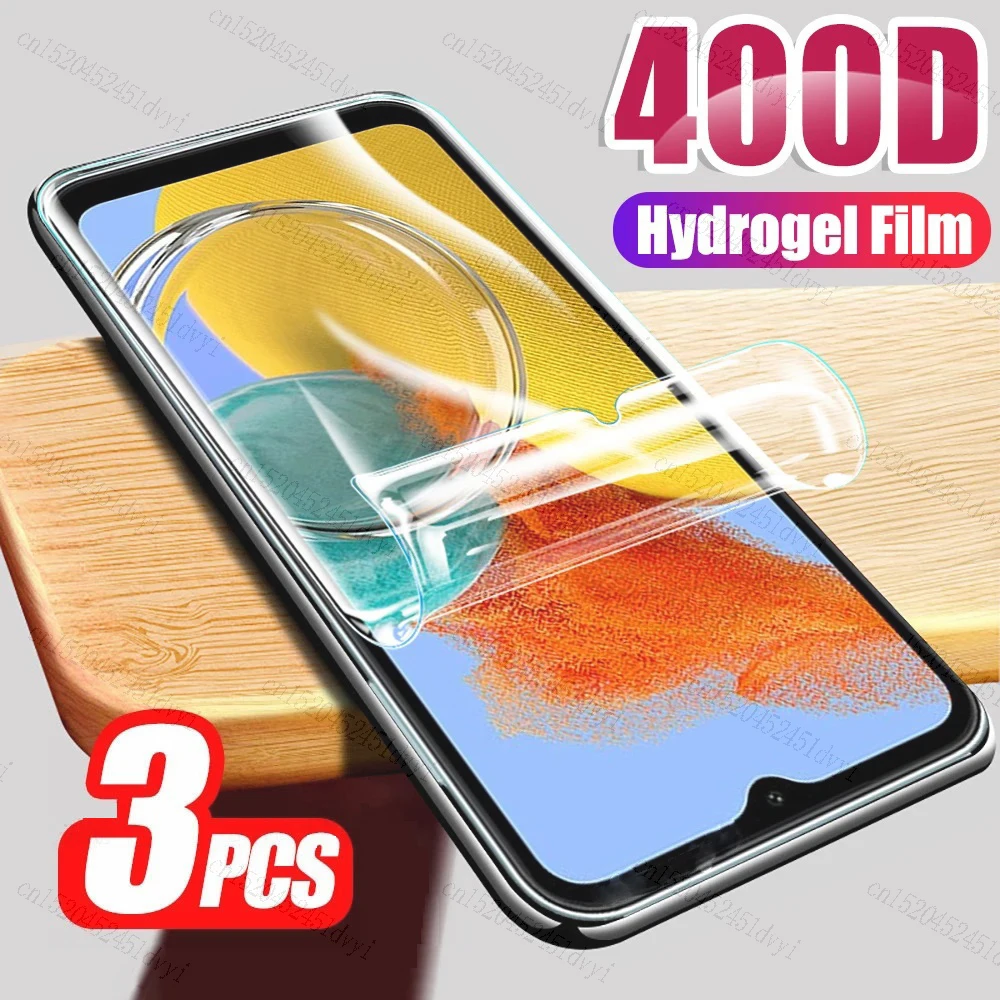 3Pcs Screen Protector for Samsung Galaxy M02 M02S M12 M22 M32 M52 M62 M13 M23 M33 M04 M14 M34 M54 M53 M42 Hydrogel Film