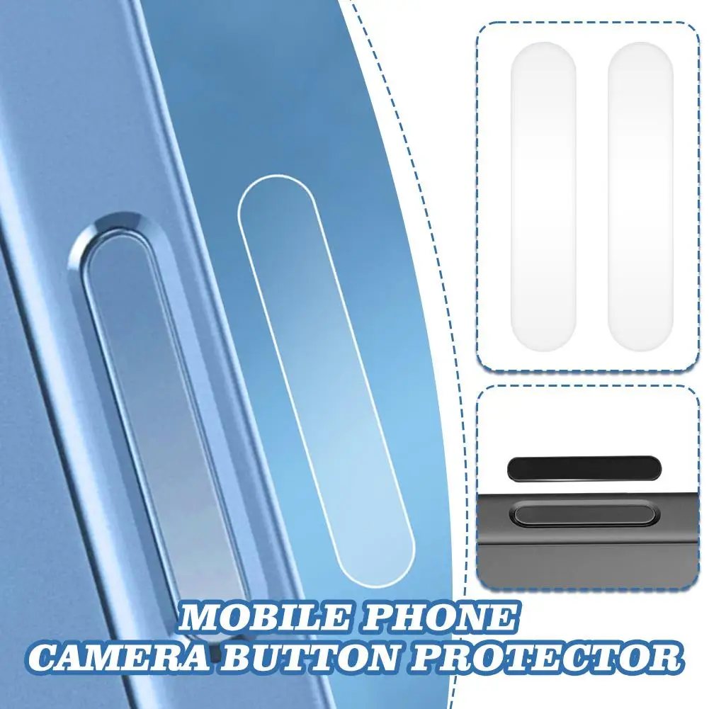 1/2pcs For IPhone 16 Series Camera Button Protector Side Tempered Glass Camera Control Button Screen Protector Sticker Film P6D7