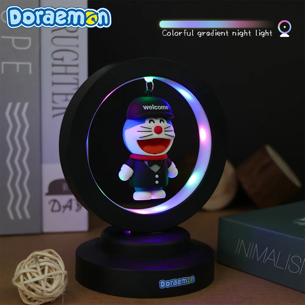 

Doraemon Night Light LED Table Lamp Colorful RGB Light Bedside Room Decor Cartoon Lamp Birthday Christmas Gift for Kids Friends