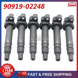 New Car Ignition Coils 90919-02248 Fits For TOYOTA 4RUNNER CAMRY COROLLA FJ CRUISER MATRIX For LEXUS GS F IS F IS500 9091902248