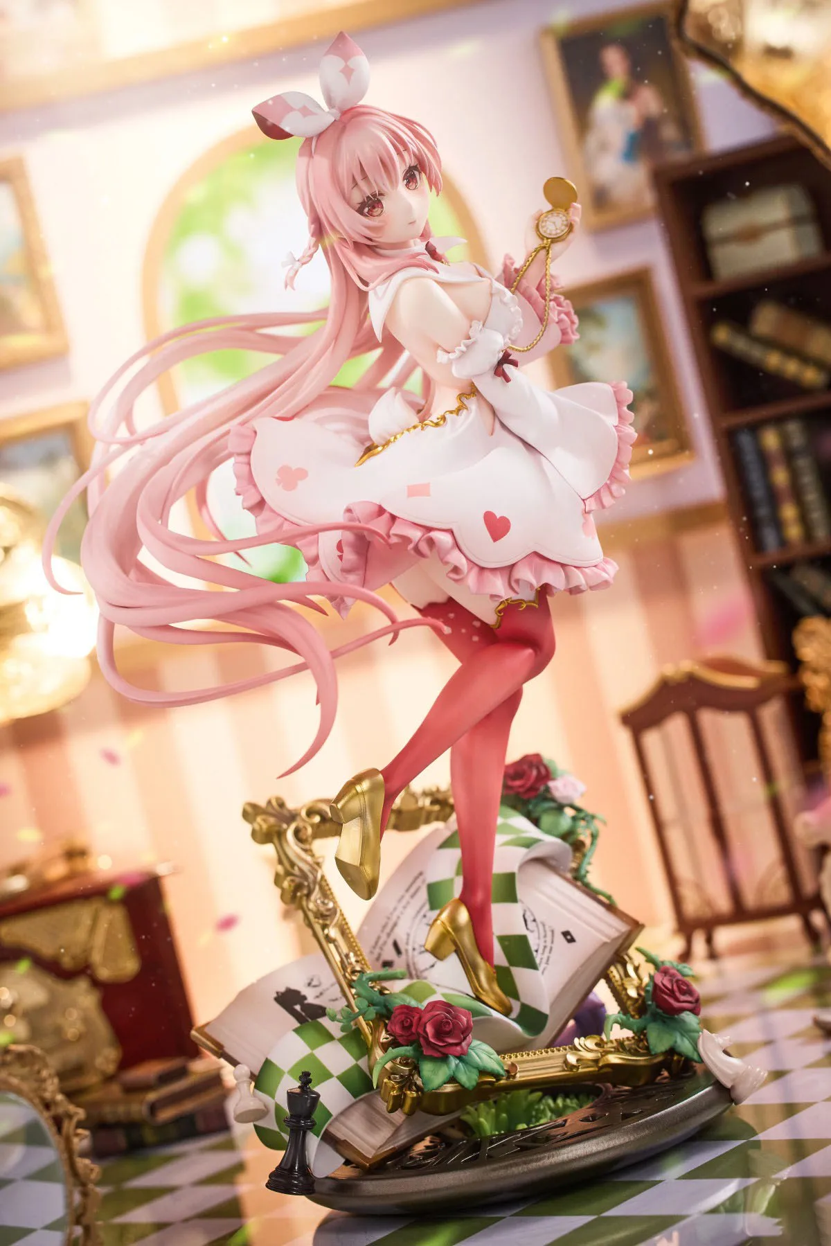 Genuine Hobby Sakura Wonderland Ver White Rabbit Rosu Figure