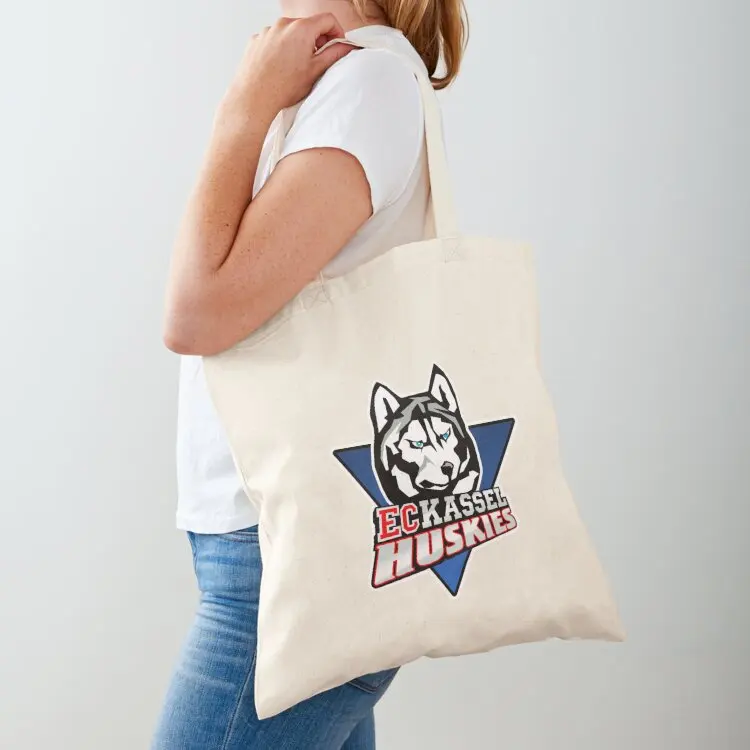 

Kassel Huskies Hockey Tote Bag tote bag custom Canvas bag women foldable reusable