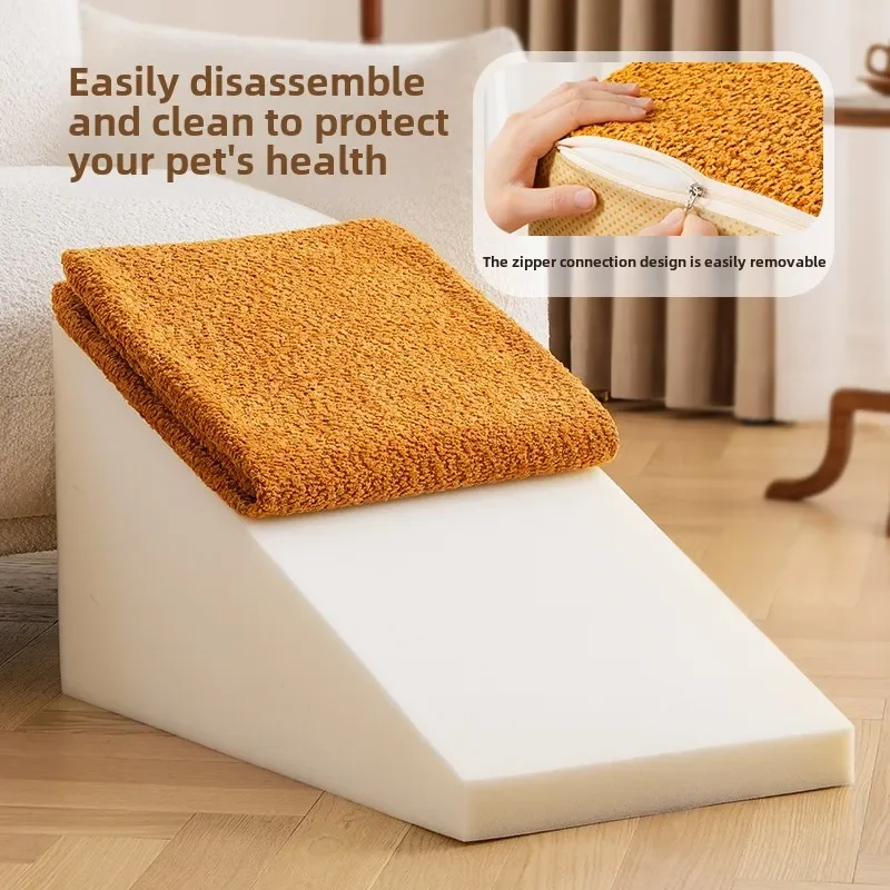 For Elderly Disability Dog Bed Steps Versatile Non Slip Bottom Stairs  Indoor Outdoor Small Dog Cat Ramp for Sofa Pet Climbing