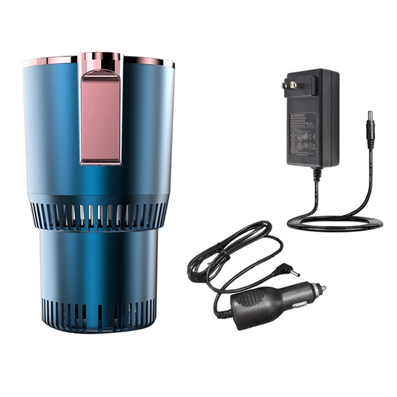 

2 In 1 Intelligent Cold & Warm Car Cup With Cooling And Heating Functions Insulation Drink Cooler For Tumblers US Plug