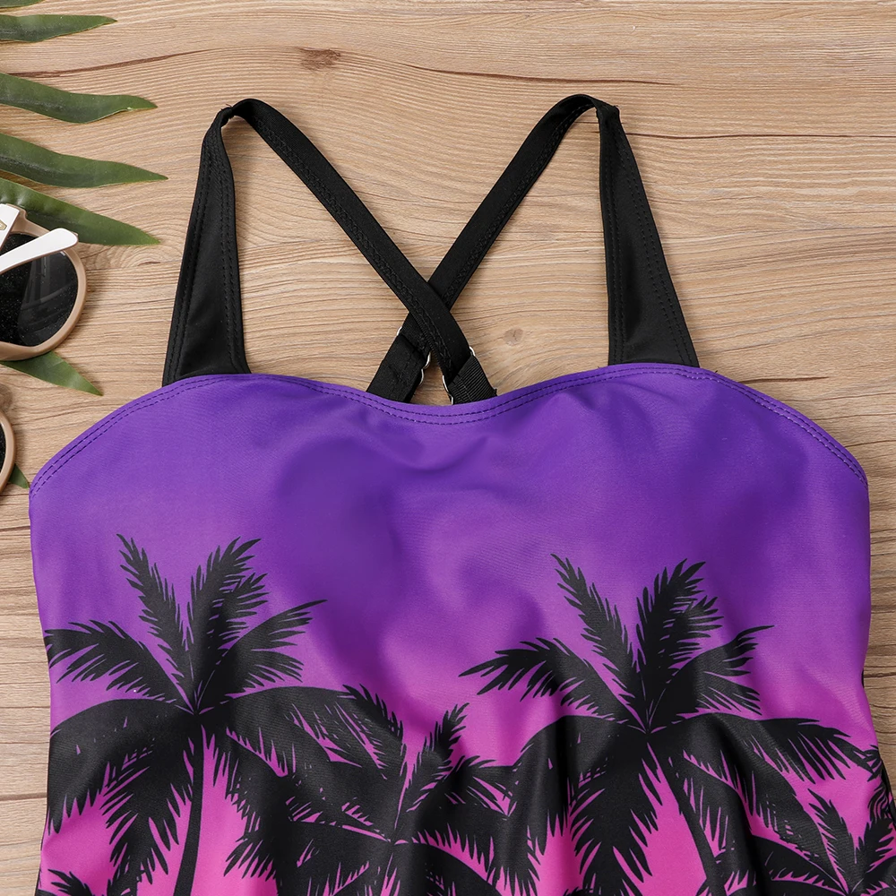 2023 feminino maiô conjunto de biquíni moda verão feminino sexy tankini beachwear swimdrss novo design impressão banho