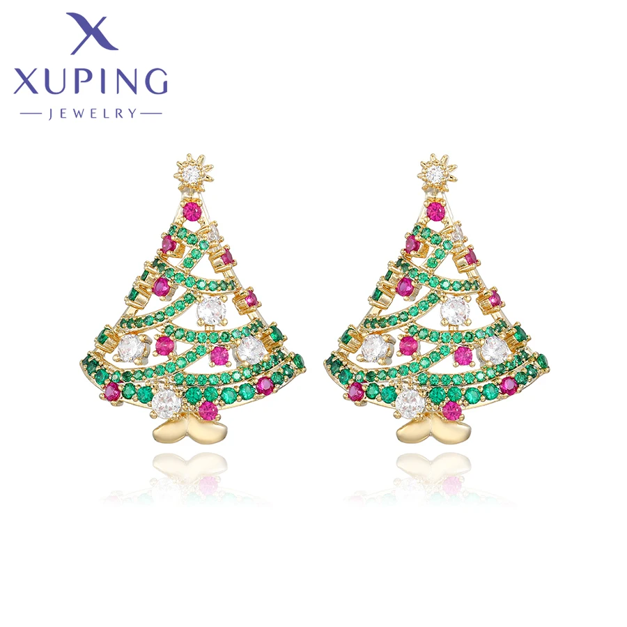 

Xuping Jewelry New Arrival Luxury Chrismas Gift Earrings for Women Girl Charm Jewellery Gift earring-1522