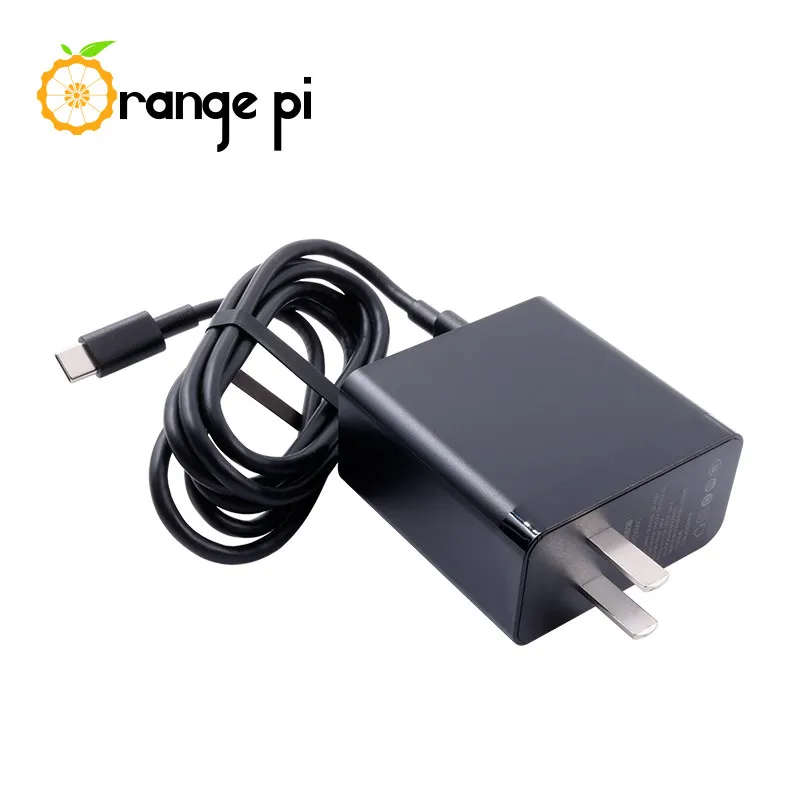 Orange Pi 100W PD Type-C 20V5A Power Supply with Chinese & US Standard Plugs