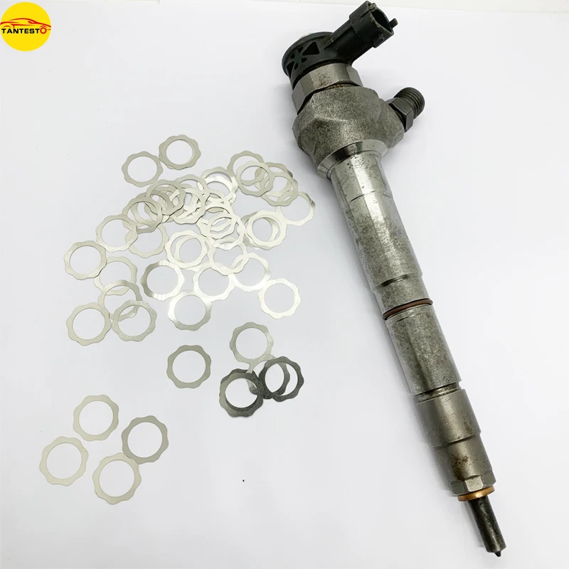 For BOSCH CRIN 111 Series Common Rail Injector Residual Air Gap Adjusting Washer Gaskets 0.0045