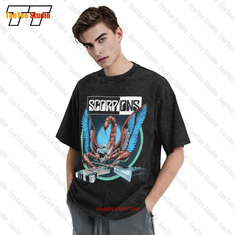 

Винтажная футболка унисекс Scorpions Crazy World Tour 9091, L8JL