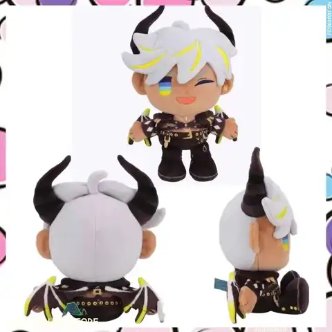 New In Stock Mammon Plush Anime Figures Plushies Cartoon Doll Peripherials Toy Stuffed Dolls Soft Collectibles Toy Gift