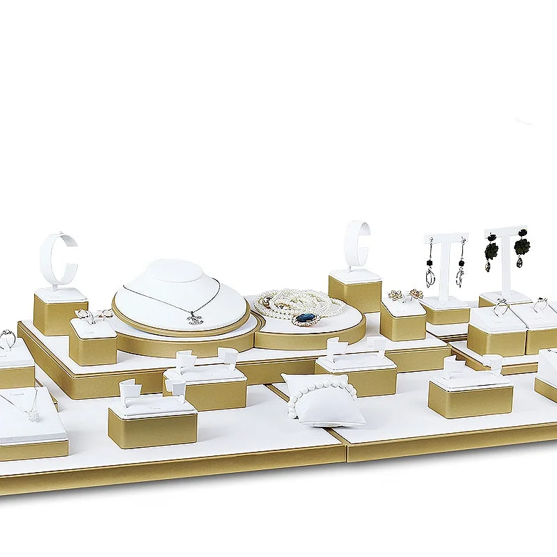 

Jewelry Display Stand Holder for Necklace Ring Bracelet, Countertop Showcase Rack, Earring Display Organizer