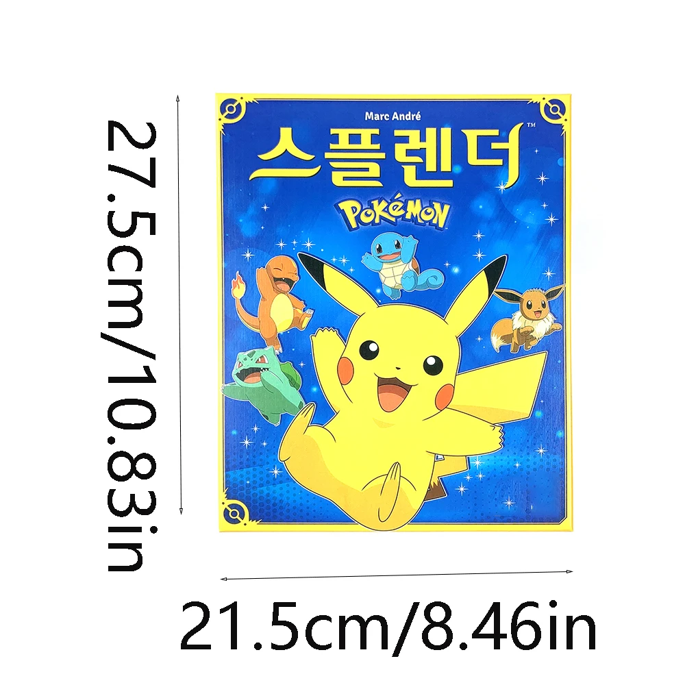 Pokémon Edition Board Game Korean Version Card Game Introductory Strategy Pokémon Party Game Holiday Game Collecting Hobby Cards