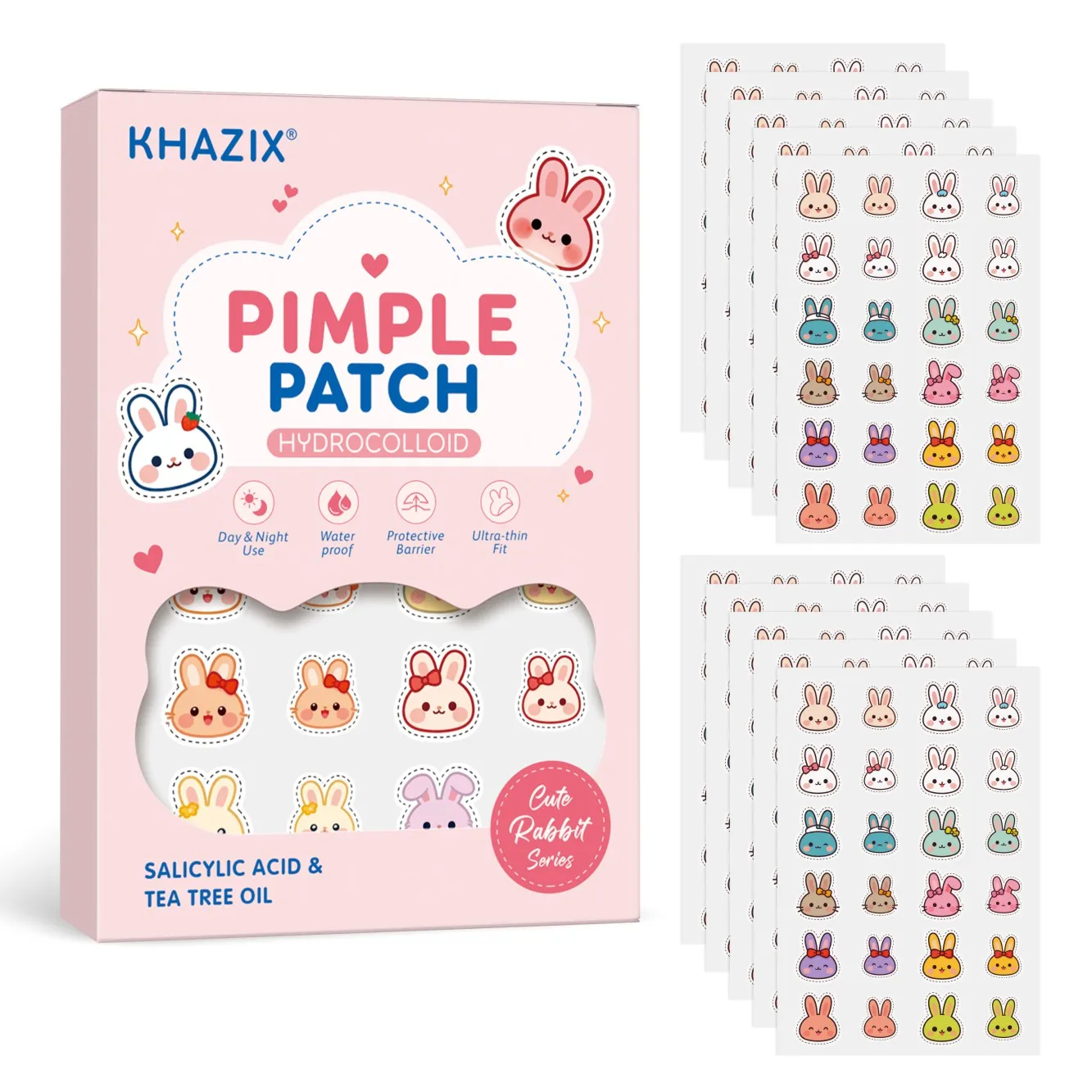 Cartoon acne patch Acne patch with water gel Acne patch for the face Covering blemishes Decorative stickers