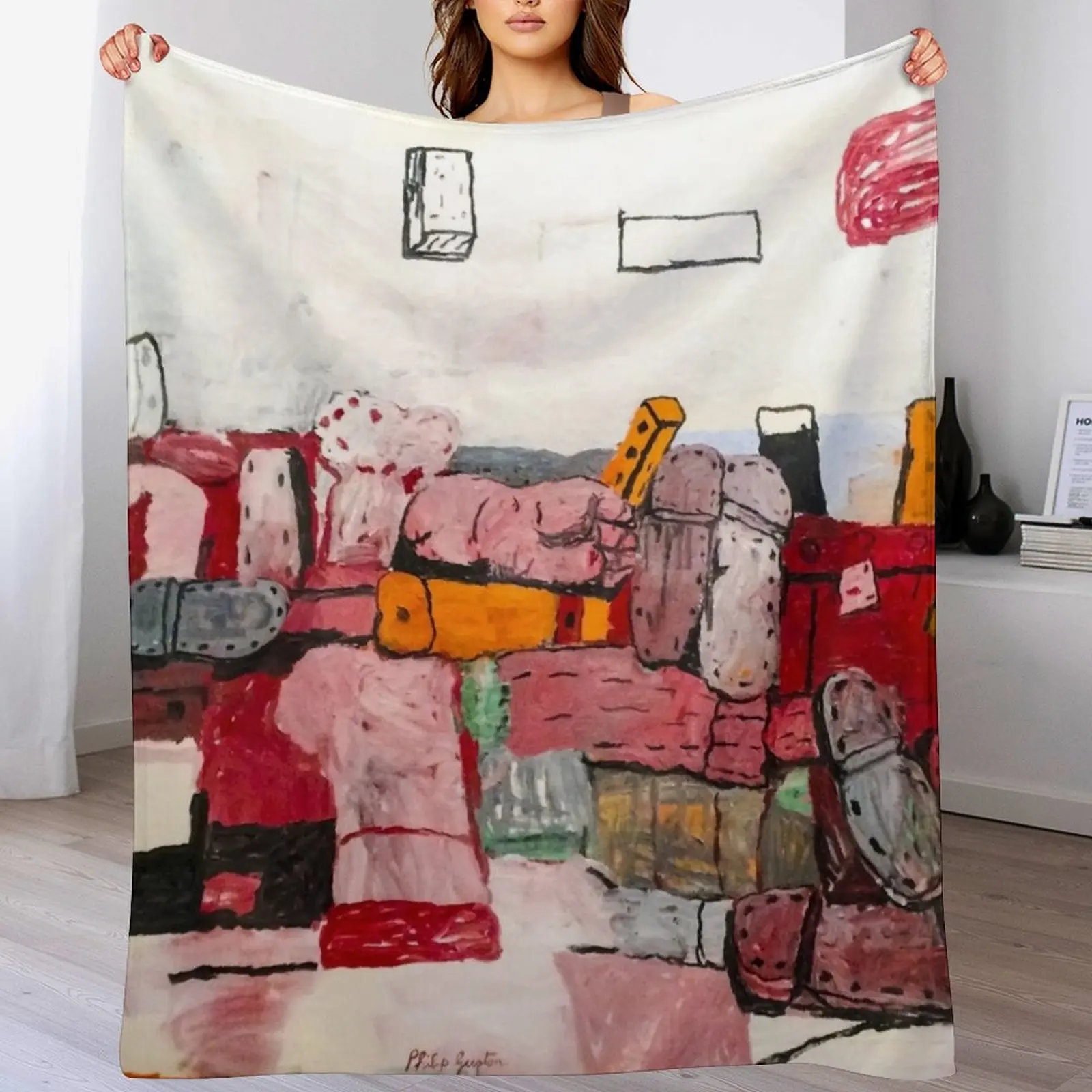 

Philip Guston's artwork Throw Blanket Cute for babies Baby Blankets Sofas Of Decoration Blankets
