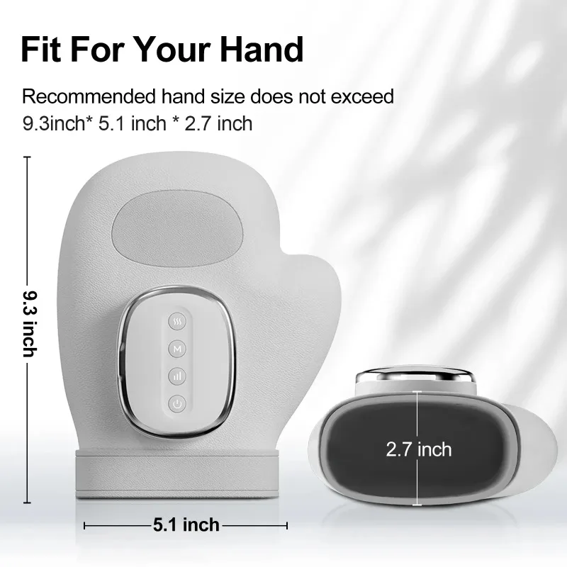 Hand Care Smart Wireless Portable Warm Compress  Soreness Relief Air Balloon  Kneeding Finger Massage  Massager