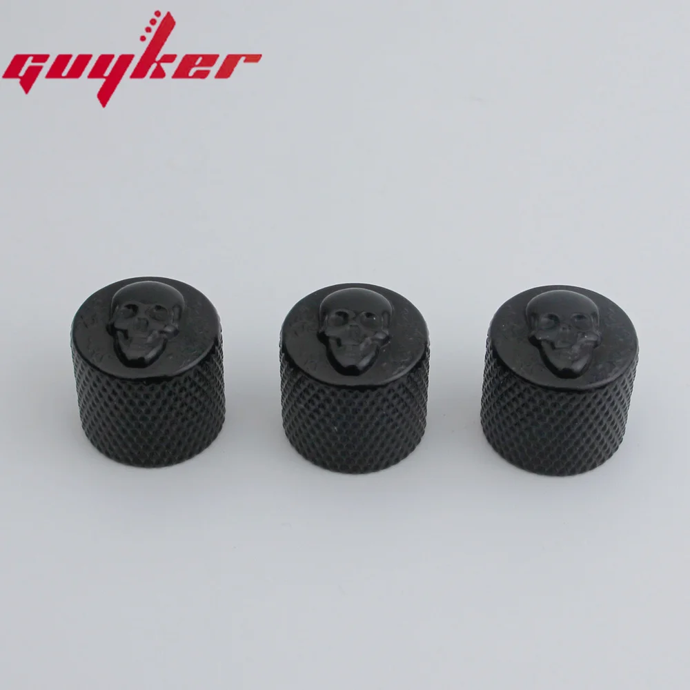 Guyker Potentiometer Knob Face Surface Inner Diameter 6MM For Electric Guitar or Bass Accessories