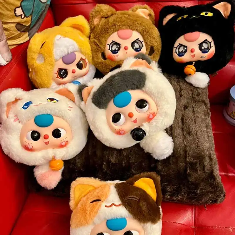 

Сумка на молнии Babythree Lucky Cat, серия слепых коробок, большая вместительная сумка для хранения, милая кукла, сумка через плечо «сделай сам», загадочная коробка, подарок-сюрприз