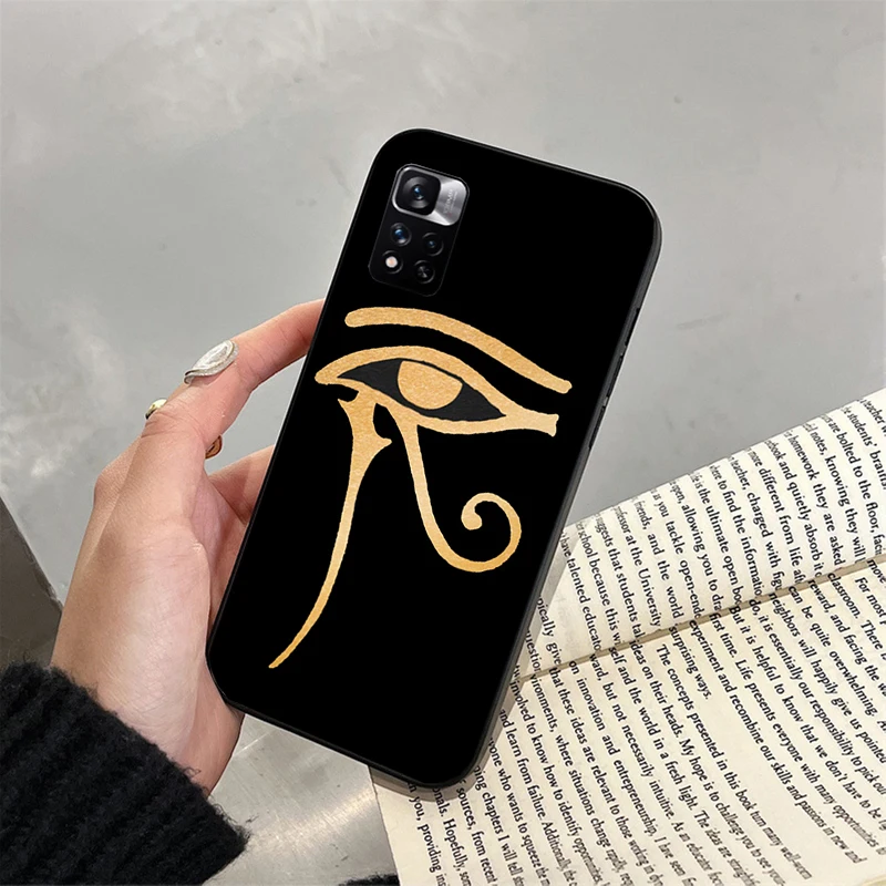 Phone Case For Xiaomi Redmi note 13 12 Pro 11S 11 10 Pro 10S 12S Redmi 13 10 13C 12C 14C Egypt Nefertiti Anubis Pharaoh