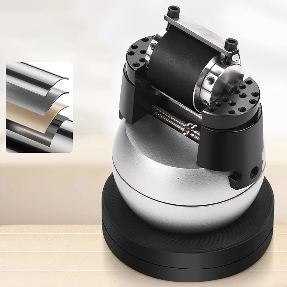 Rotating Ball Clamp Engraving Holder - Micro Pave Setting Workstation for Bracelets (54mm/56mm/58mm)