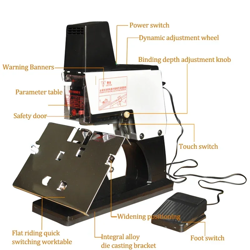 

Новая маленькая электрическая машина для переплета плоских переплетов, седло, степлер, бумажная книга, машина для переплета документов, обучение и исследование, переплет данных St