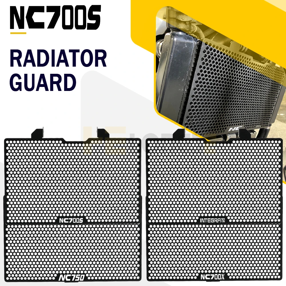 Motorcycle Radiator Grille Guard Cover Protection Water Tank Shield FOR Honda NC700S/X 2012-2016 NC750S/X 2013-2026 INTEGRA 750