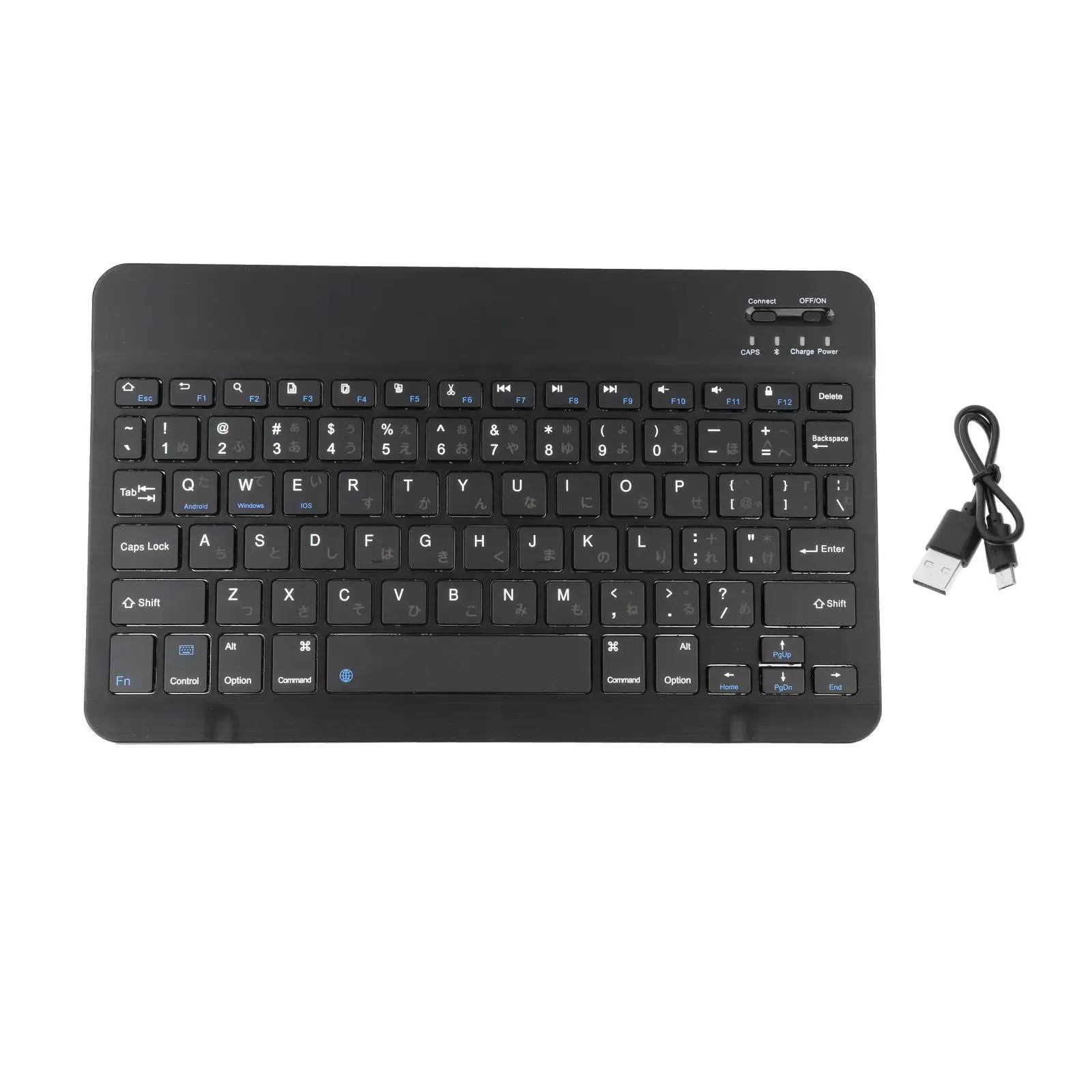 Slim Bluetooth 3 Gaming Keyboard Japanese for Computer Desktop PC Laptop