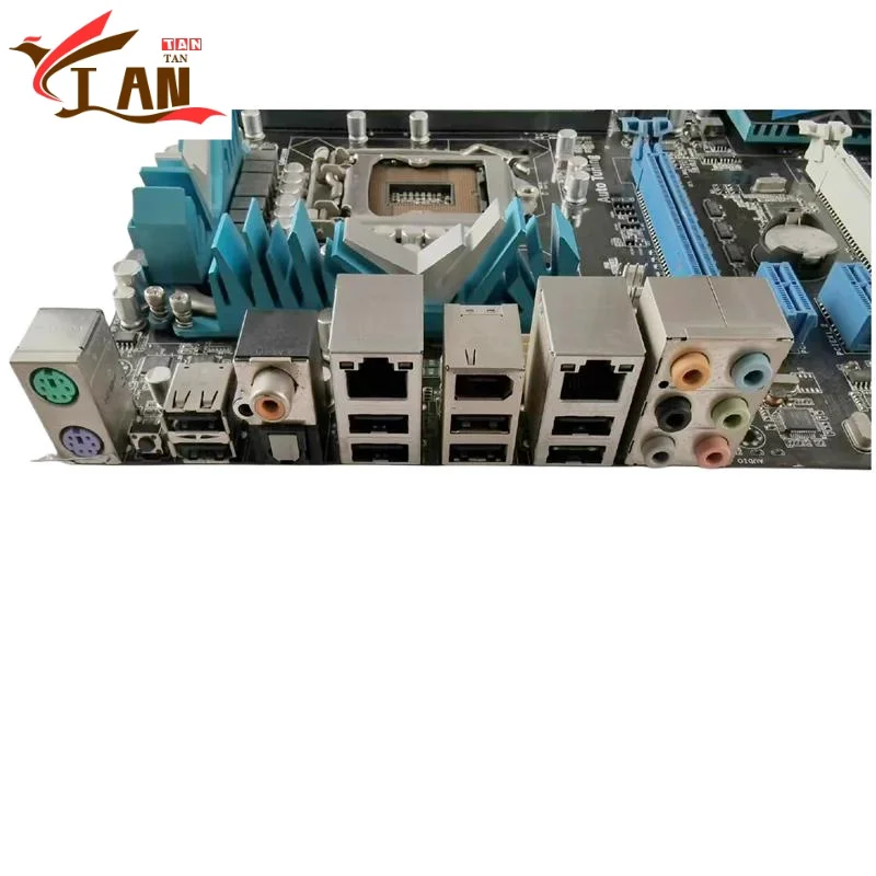 Para P7P55D DELUXE placa base 16GB SATA II USB2.0 LGA 1156 DDR3 ATX P55 placa base 100% probado completamente funciona TAN