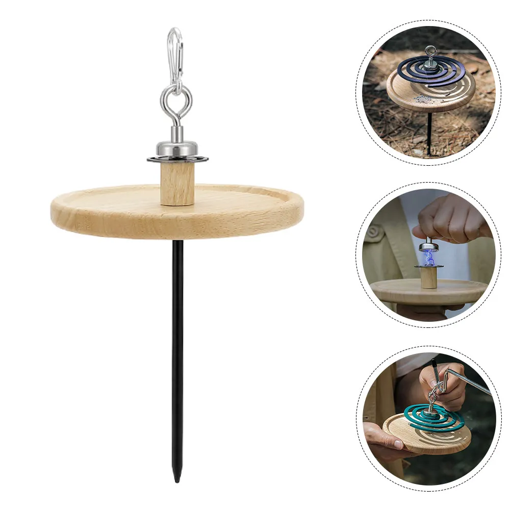

Premium Iron Holder Unique Hook Design for Thick Thin Incense Coils Fire Safe Desktop Decor Home Incense Rack