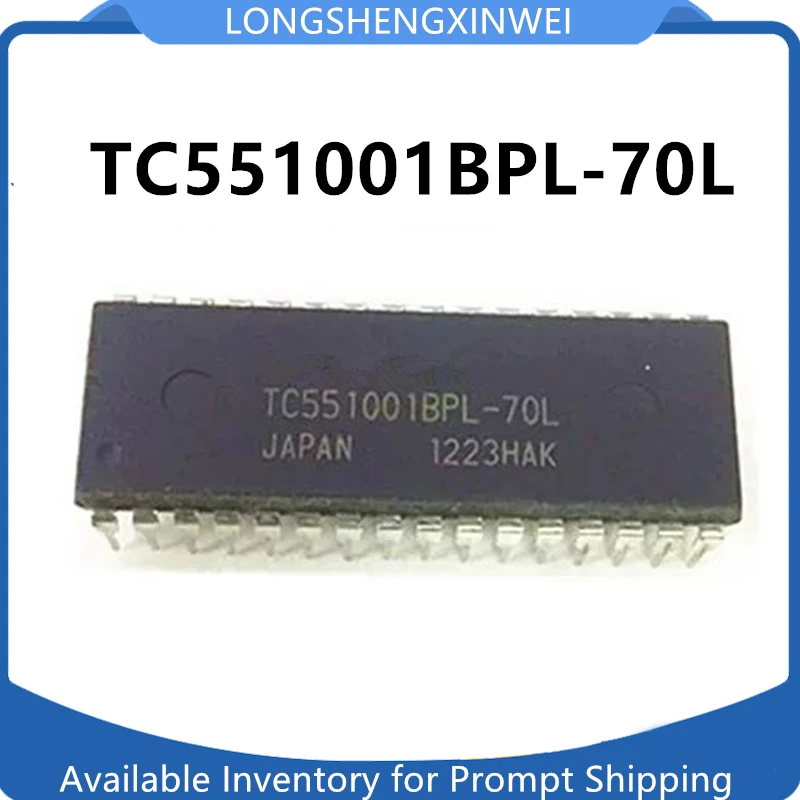 1PCS New Original TC551001BPL-70L DIP32 Memory Chip in Stock