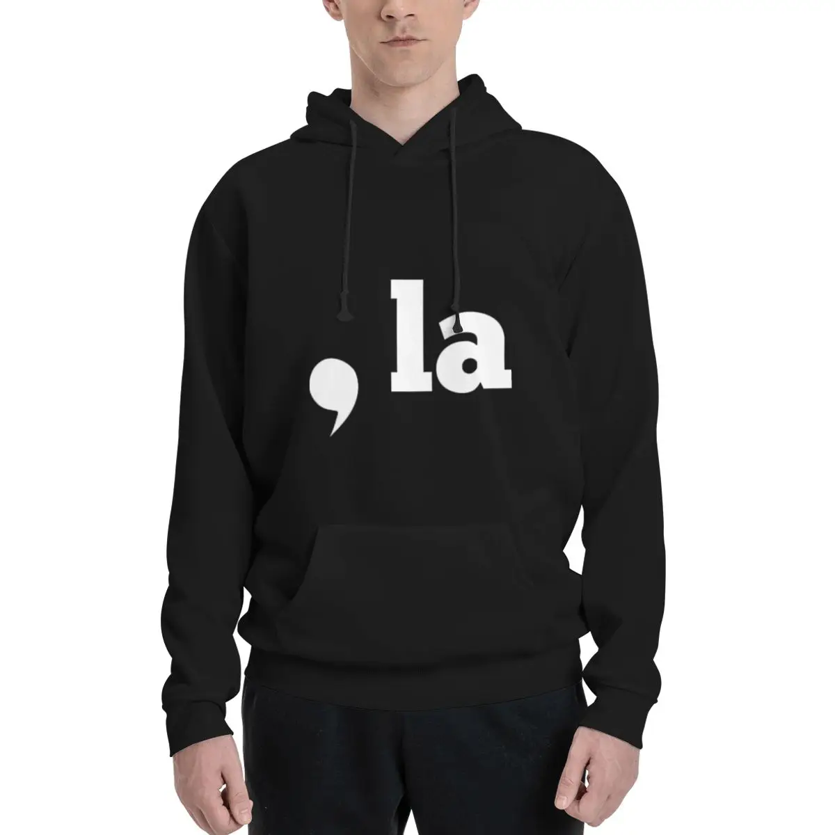 

Comma La Polyester Hoodie Men's Sweatershirt Warm Dif Colors Sizes