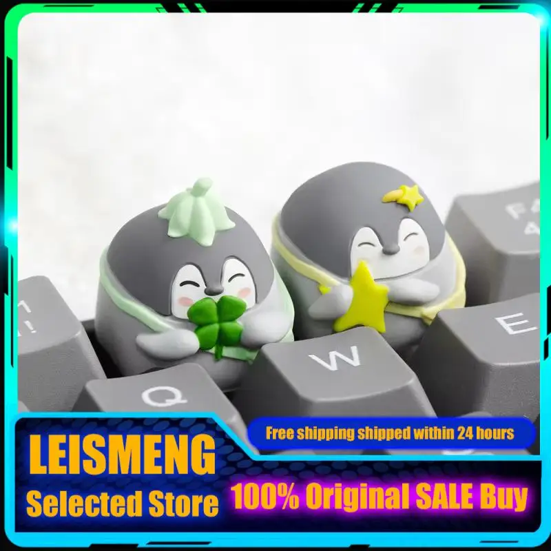 

Penguin Cute Theme Keycap Creative Mechanical Keyboard Cap Resin PC Gaming Keyboard Accessorie Collection Gift Keycap ESC Keys
