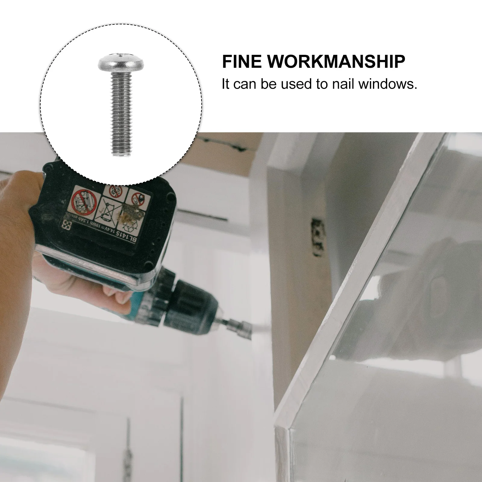 

20Pcs Stainless Steel M8 Screws Cross Recessed Pan Head Mount Screws for Hanging Large Television Sturdy Secure Fasteners