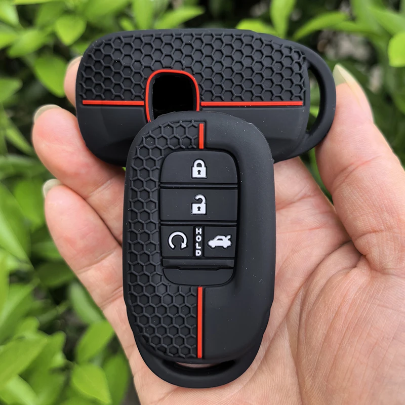 Funda de Silicona para Llave de Coche Honda Accord Civic HR-V CR-V Pilot Sport SI EX EX-L 2022 2023 2024 2025, Accesorios para Carcasa de Llave