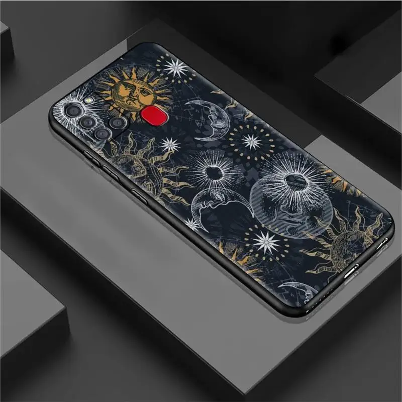 Moon Tarot Mystery Totem Case For Samsung Galaxy A54 A52 A14 5G A53 A12 A13 A71 A23 A34 A33 A21s Phone Cover
