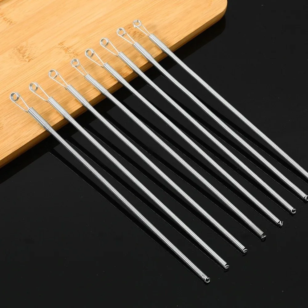 3PCS Bendable Spring Drawstring Threader Flexible Multi-purpose Rope Threader Clip Stainless Steel Quick Insert