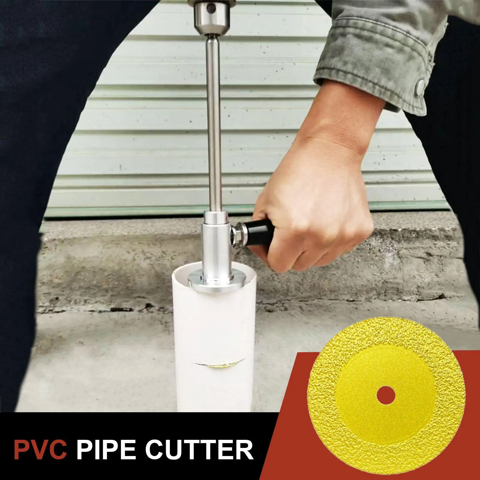 PVC Inside Pipe Cutter Adjustable Interior PVC Pipe Cutter Ergonomic Hose Cutting Plumbing Tools Drill Attachment Tube Machine