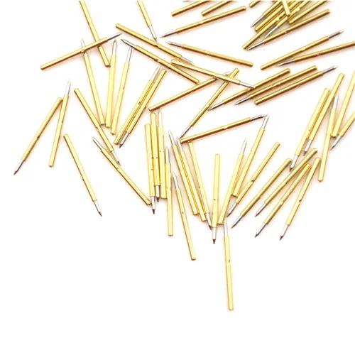 convenient100pcs P75-B1 Dia 1.0mm Cusp Spear Spring Loaded Test Probes Pogo Pins 100/pack, one sale test needle P75-B tool