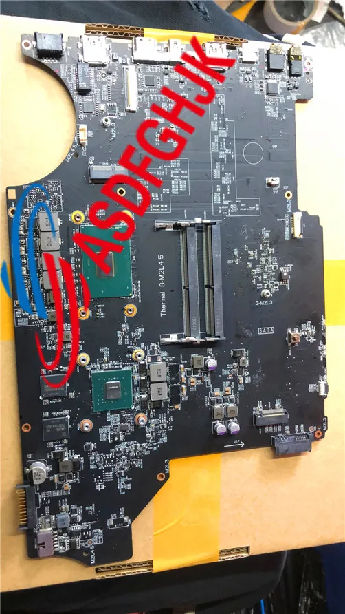 

FOR Original para msi pl62 7rc MS-16JD MS-16JD1 rev 1.0 placa-mãe do portátil com sr32s I5-7300HQ N17S-G1-A1 gpu