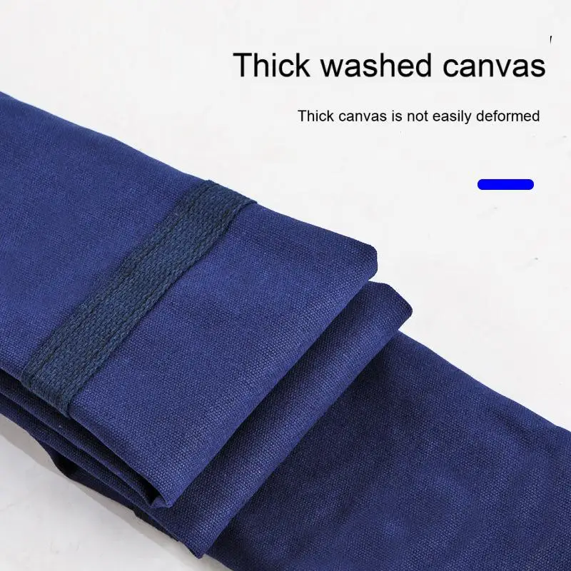 Tragbare Angelruten-Tasche aus Canvas für den Außenbereich, verstärkte Angelregenschirm-Tasche für das Angeln in der Wildnis, faltbare, leichte Regenschirm-Tasche für das Nachtangeln. – Detail 6