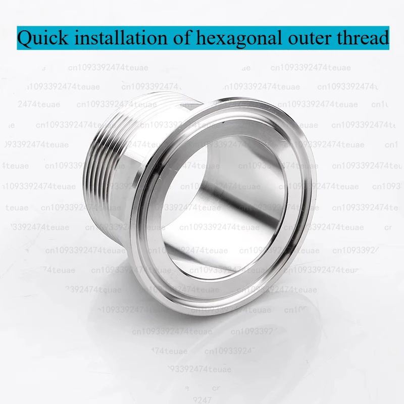 

2 шт., быстроустанавливаемая шестигранная внешняя резьба, нержавеющая сталь 304, патрон 316, зажим для разъема с внешней резьбой