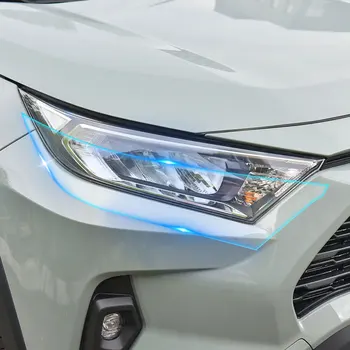 도요타 RAV4 하이브리드 XA50 2019-2024 프론트 헤드라이트 백미러 PPF TPU 투명 액세서리, 프리컷 페인트 보호 클리어 필름 