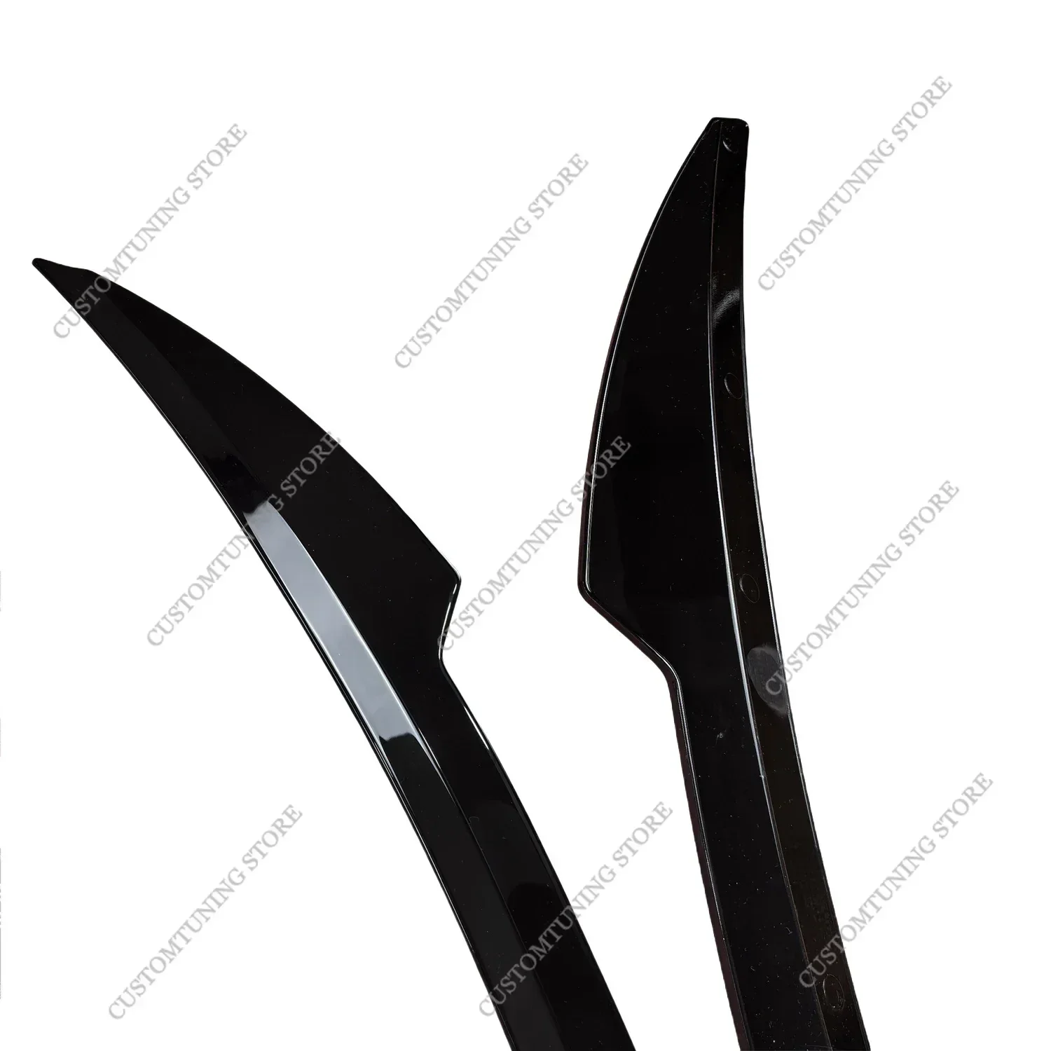 قبعات سبويلر خلفية ABS باللون الأسود اللامع تمديد لسيارات BMW F40 116i 116d 118d 118i 120i 120d 2019-2024 ضبط أطقم هيكل الجناح الخلفي #5