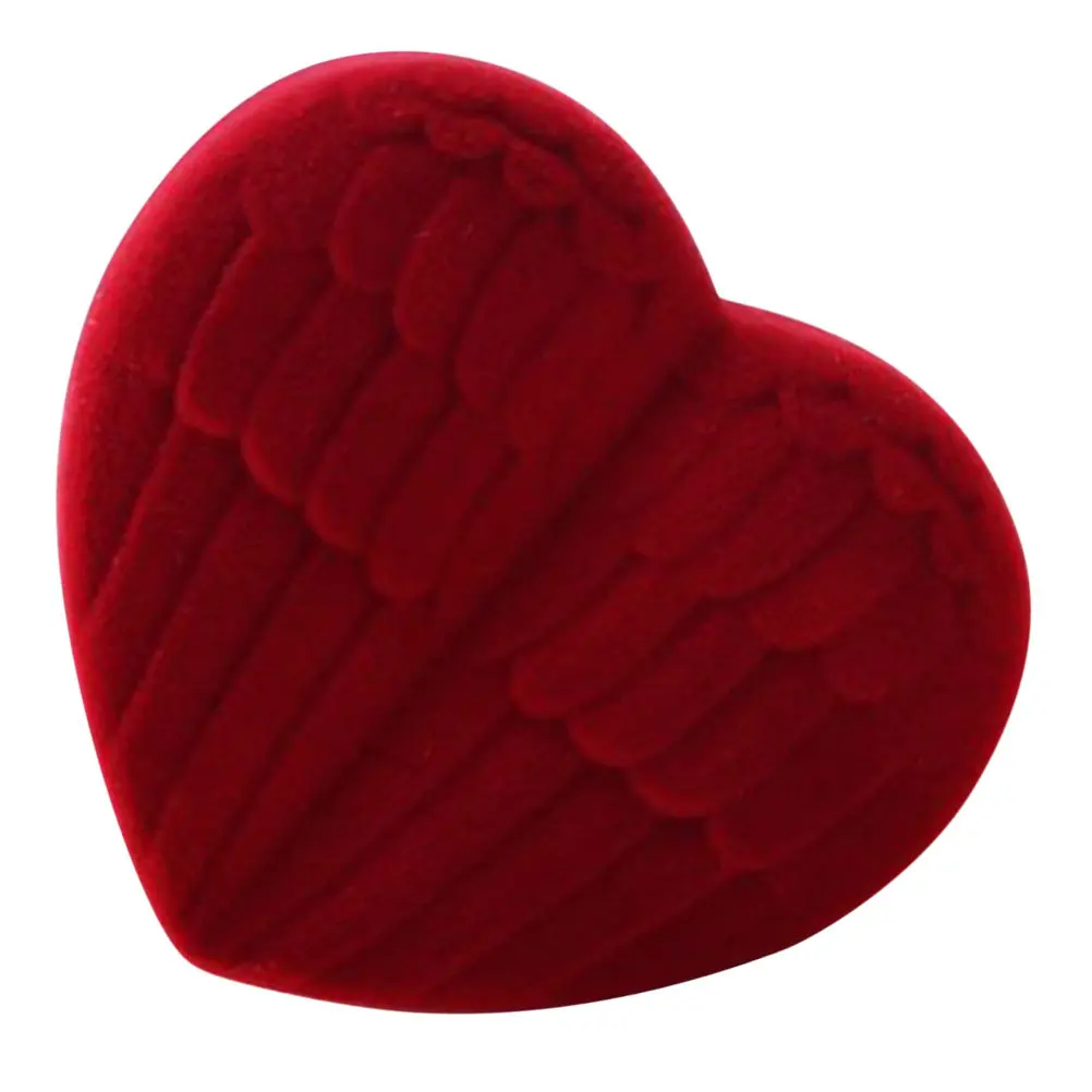 

Heart Shaped Ring Box Elegant Proposal Wedding Engagement Jewelry Storage Heart Rings Box for Special Occasions