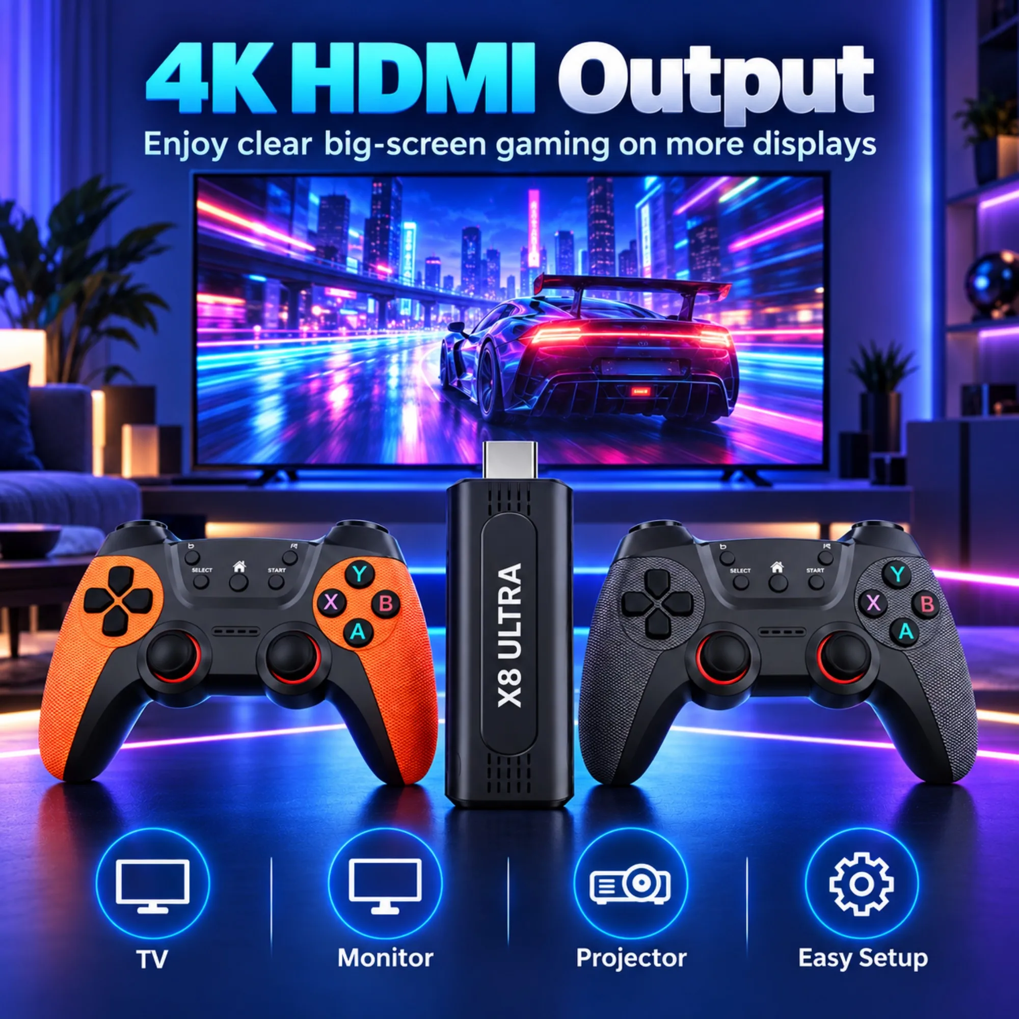 Konsol Game X8 Ultra HDMI, Sti - Gaming Console In Chinese ulasan dan harga