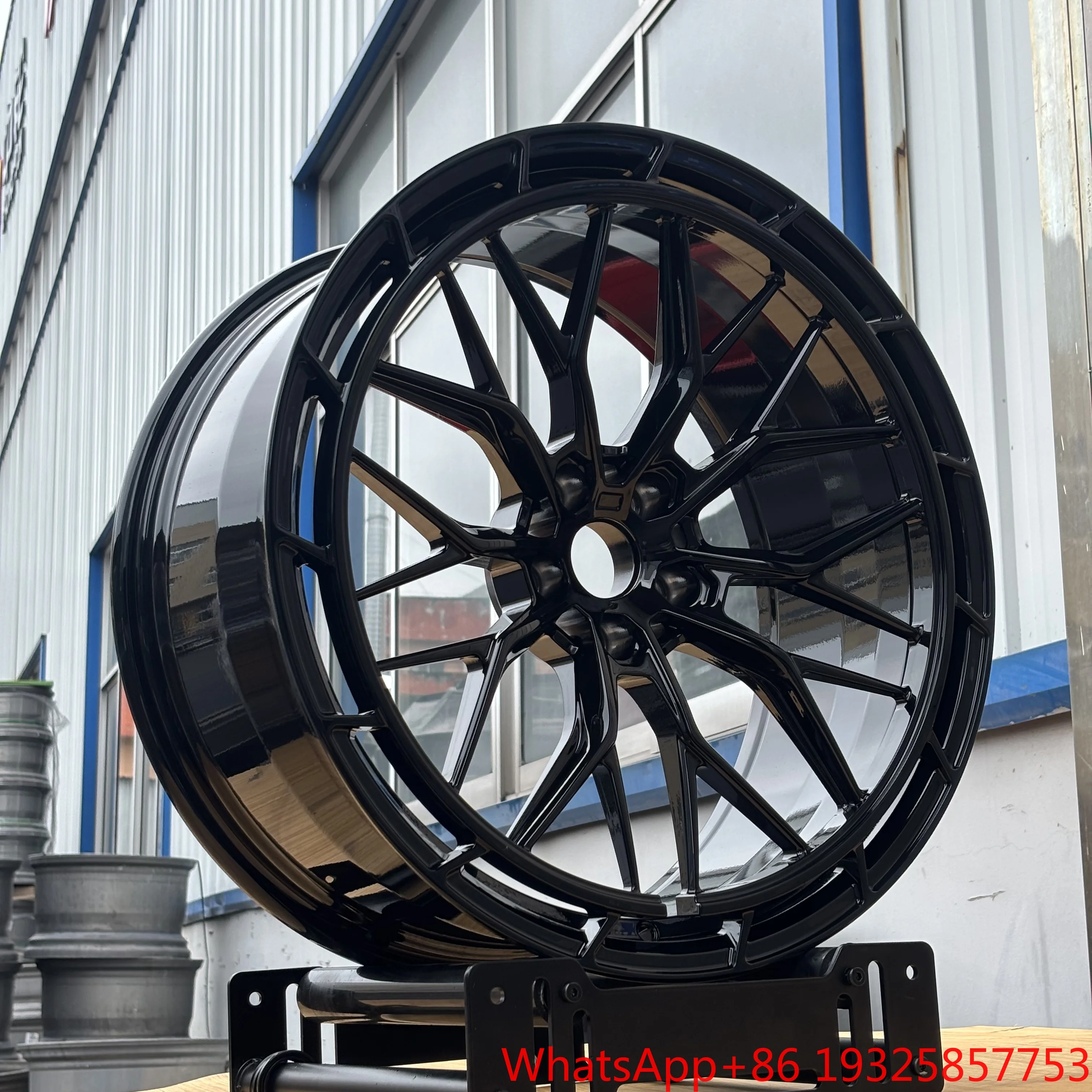 Monoblock Car Rims Forged T6061 Alloy 5*120 5*112 Size 18 19 20 22 24 Inch Black Wheels for M3 M4 M5 M8 C63 E63 GT RS3 RS4