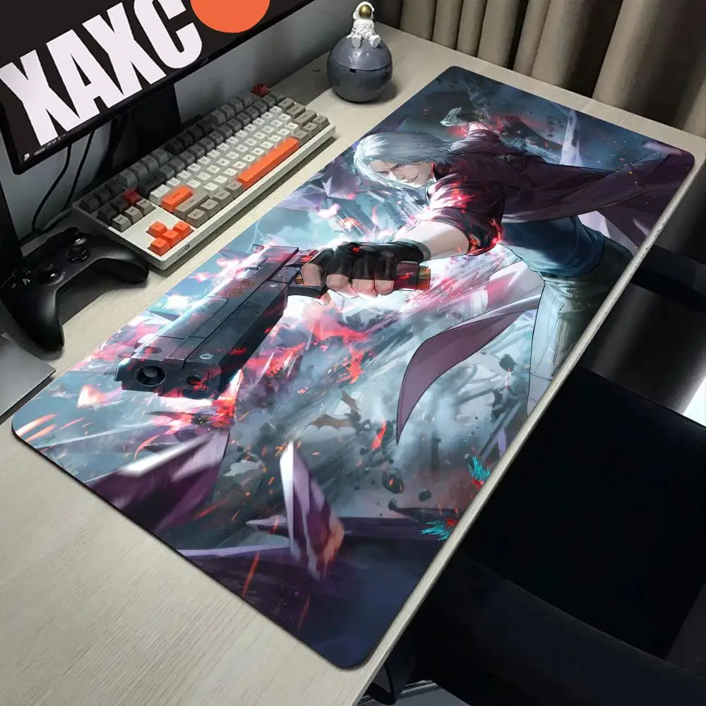 

Devil May Cry Dante sword Mouse Pad Abstraction Art Game Mousepad Gamer Computer Accessories Large Non-Slip Gaming Desk Mat