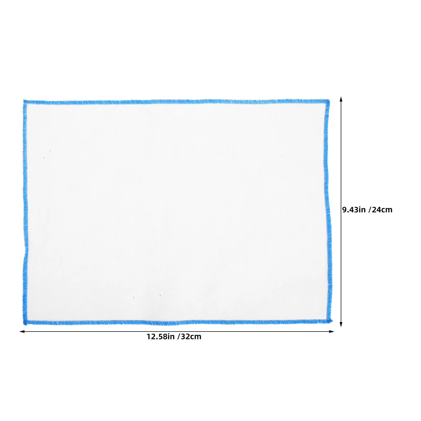 3Pcs Flute Cleaning Cloth Cotton Gauze Soft Absorbent Musical Instrument Polishing Cloth for Flute Sax Clarinet Brass