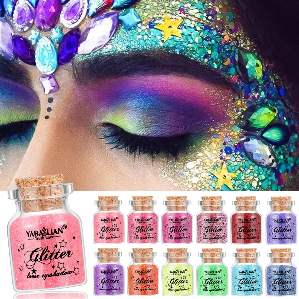 Make-up Gel Glitter Chamäleon Text marker Lidschatten Bühne Make-up Körper Gesicht Glitter Nagel Glitter Puder