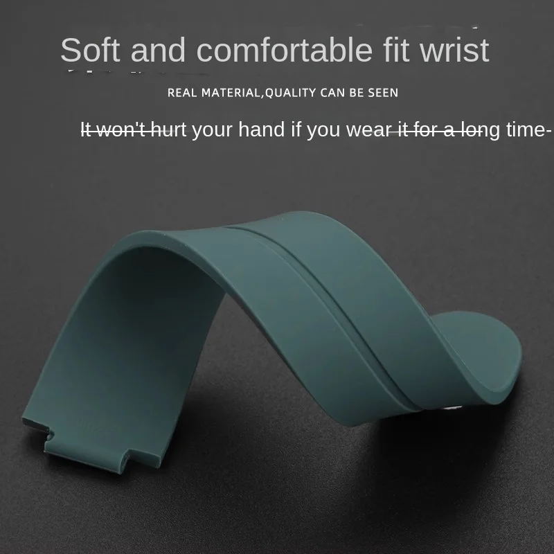 ل كاسيو الصرح 5359 EFR-S108D حزام ساعة مطاطي المغناطيسي مشبك سوار مقاوم للماء efr-s108 سيليكون حزام الساعات اكسسوارات